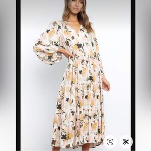 Petal + Pup Floral Midi Dress NWT!